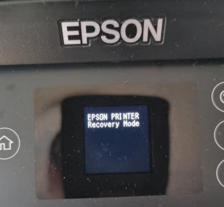 爱普生打印机开机显示print mode解决方案。